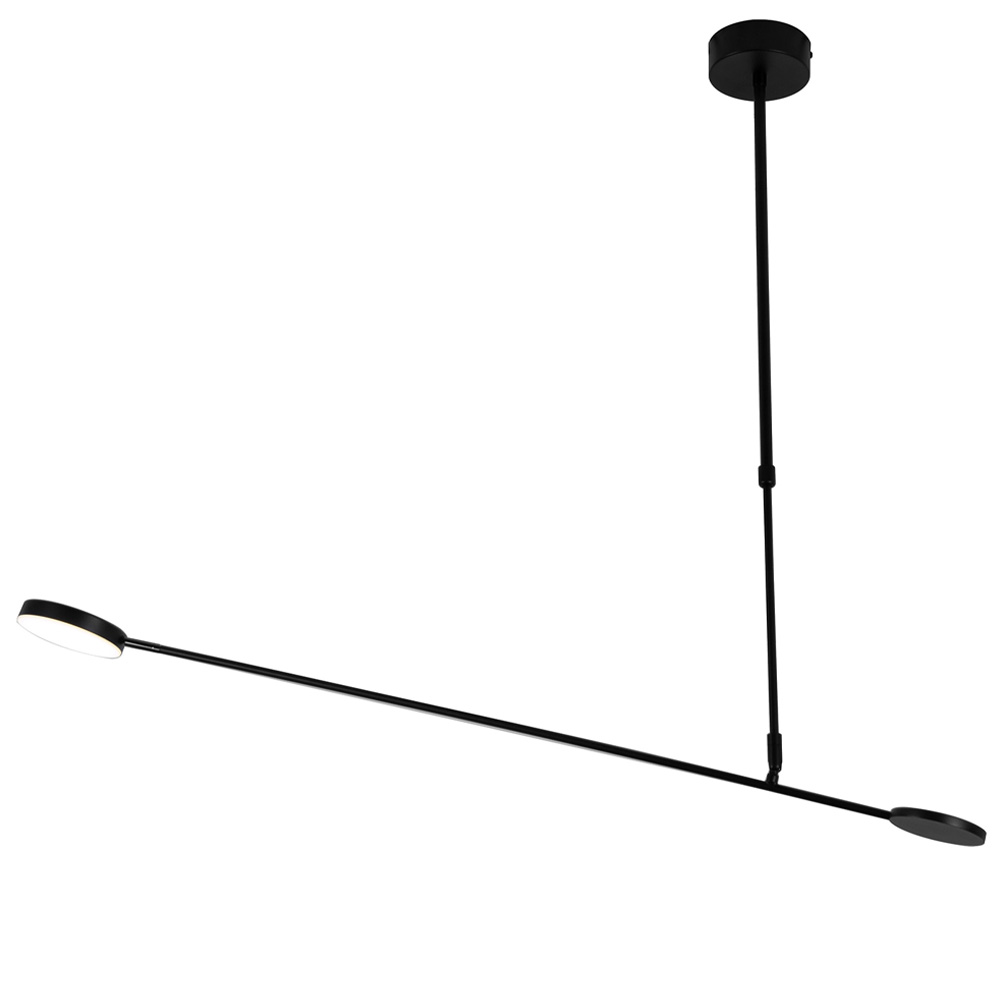 

Потолочный светильник светодиодный черный металл Bendik