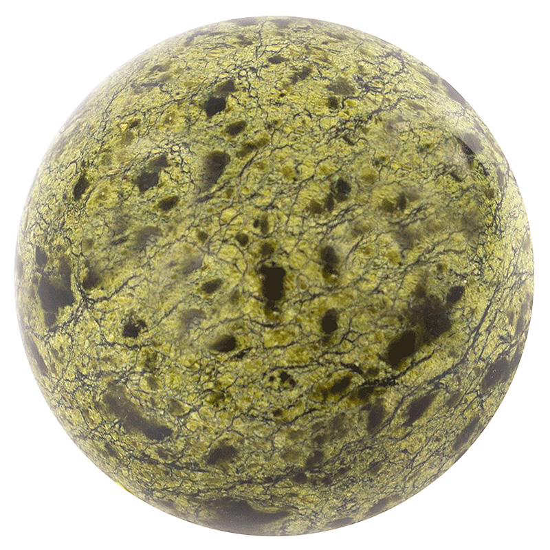 

Шар декоративный из натурального камня Змеевик Зеленый Natural Stone Spheres