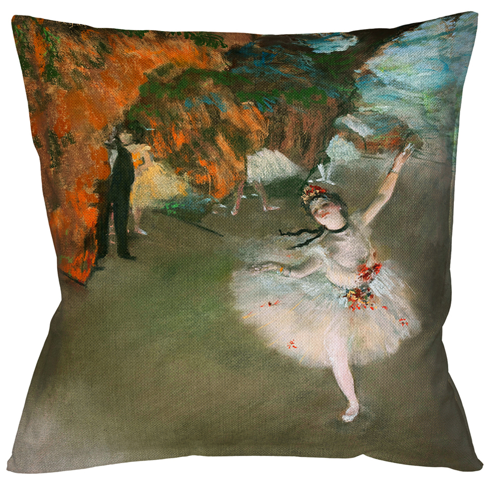 

Подушка декоративная с цветным принтом Star of Impressionism