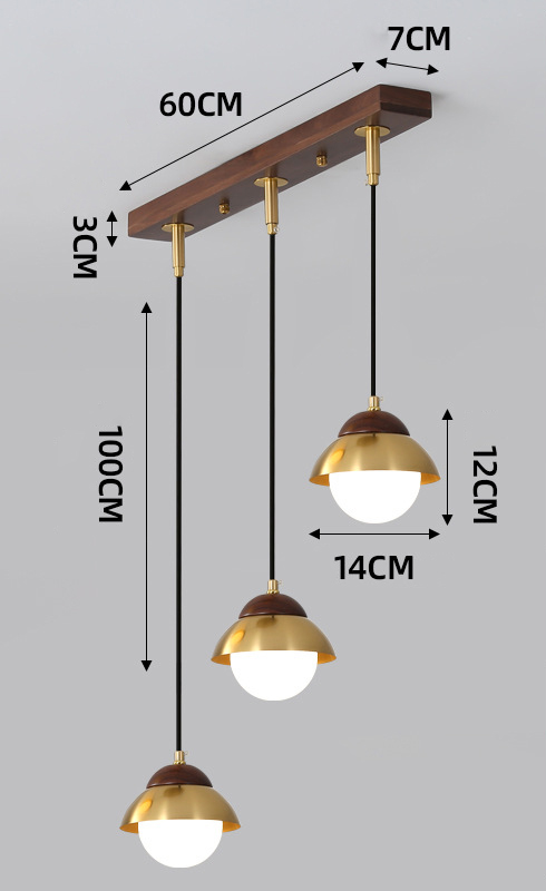   Roch Linear Pendant Wooden Eco Light  