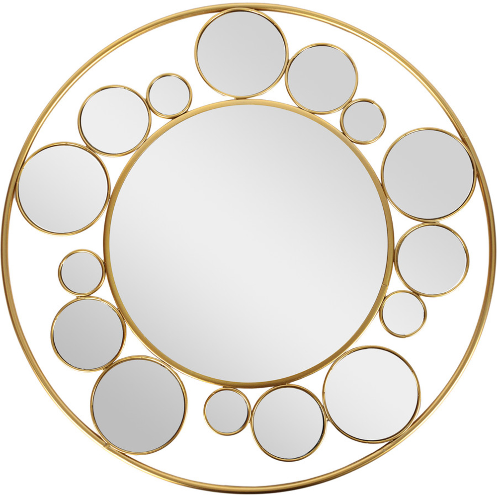 

Зеркало настенное с круглыми зеркальными вставками Modern Mirror Space