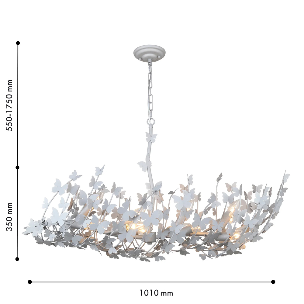 Люстра с абажуром оформленным в виде стаи бабочек Eternal Butterflies в Москве