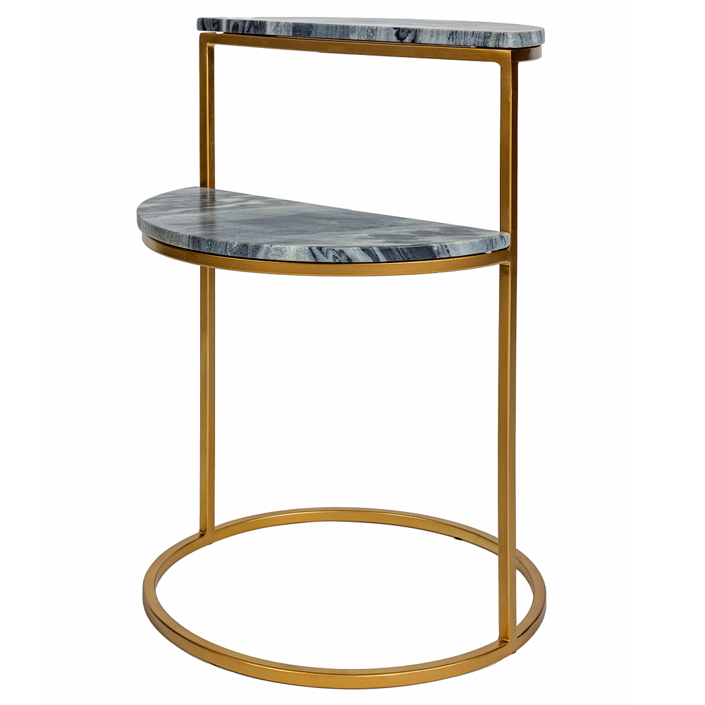 

Кофейный столик с подстольем из металла Halves
