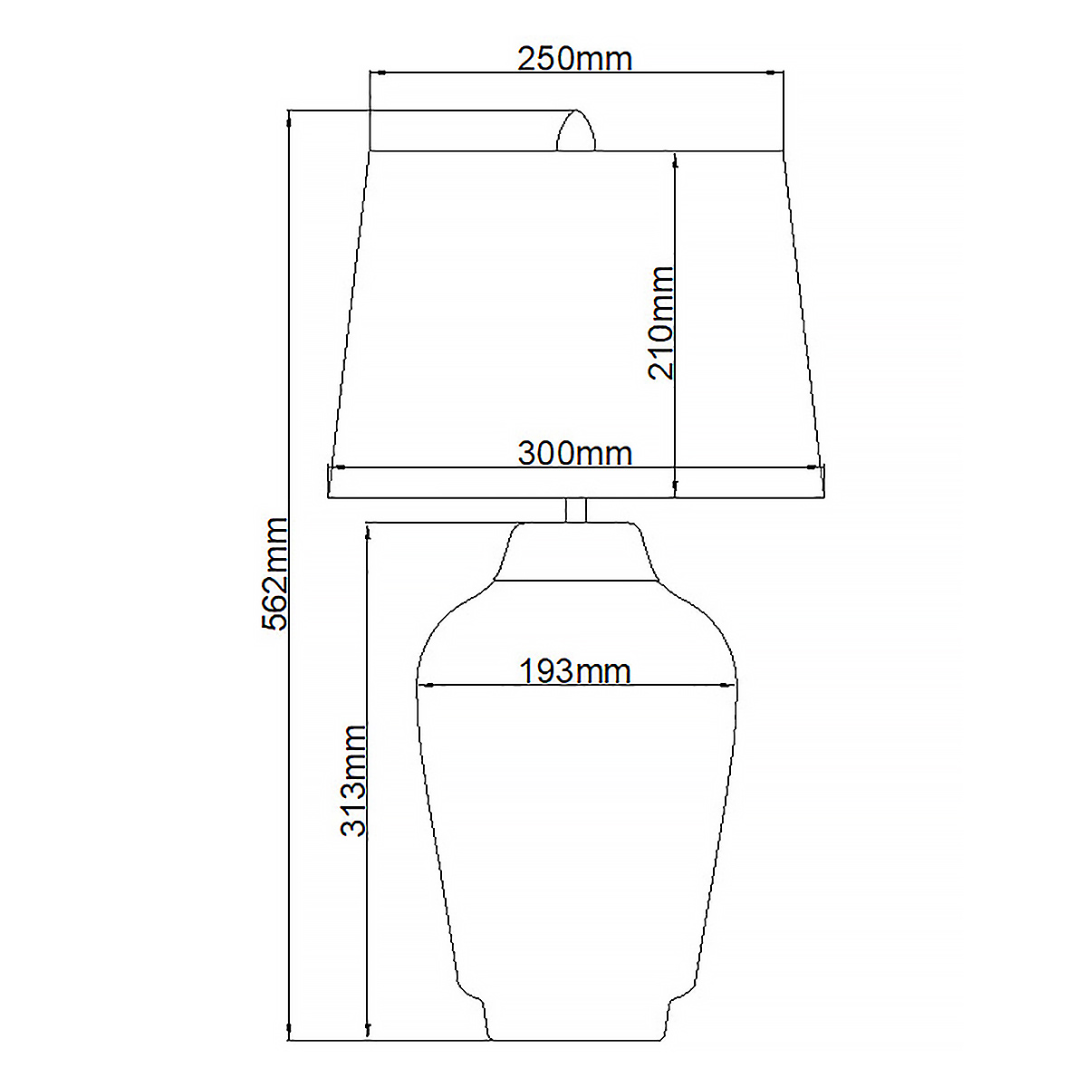 Настольная лампа с белым конусным абажуром и ребристым керамическим основанием Quintiesse в Москве