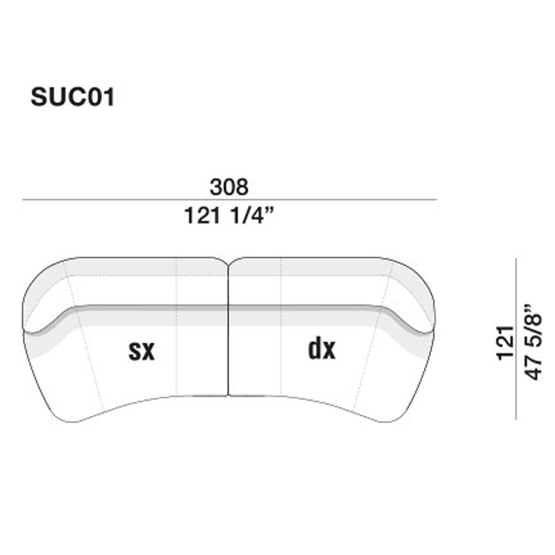 Дизайнерский модульный диван SURF Modular Sofa в Москве