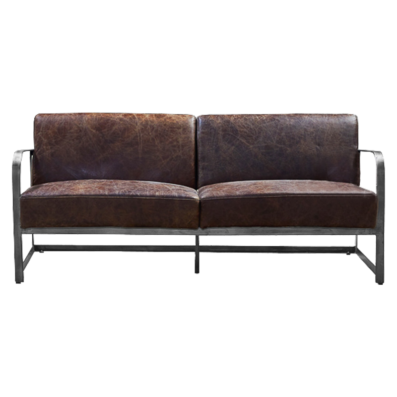 Диван Brutal Brown Vintage Leather Sofa