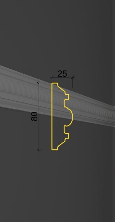 Молдинг с орнаментом MO-19 в Москве