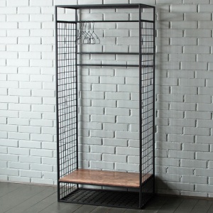 Рейл Caelan Industrial Metal Rust Clothes Rail