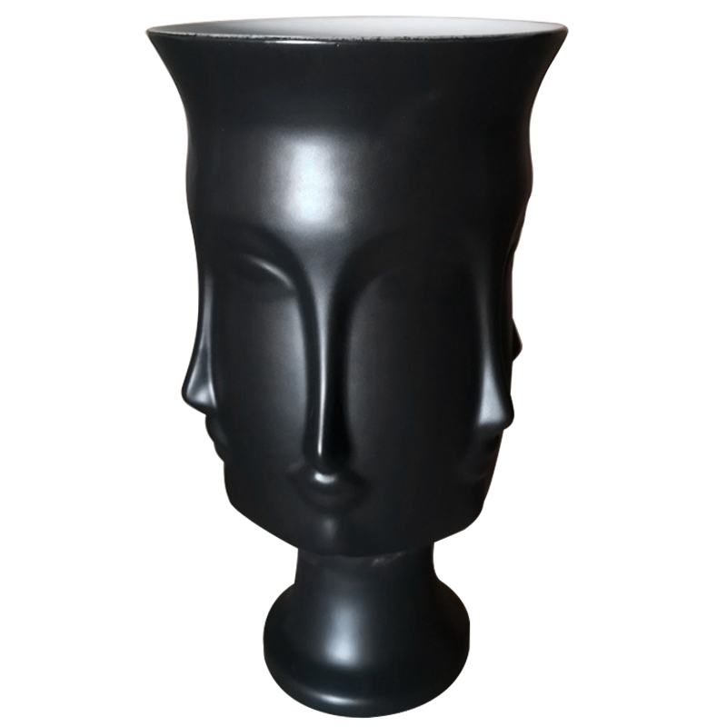   Jonathan Adler DORA MAAR URN Black Vase    | Loft Concept 