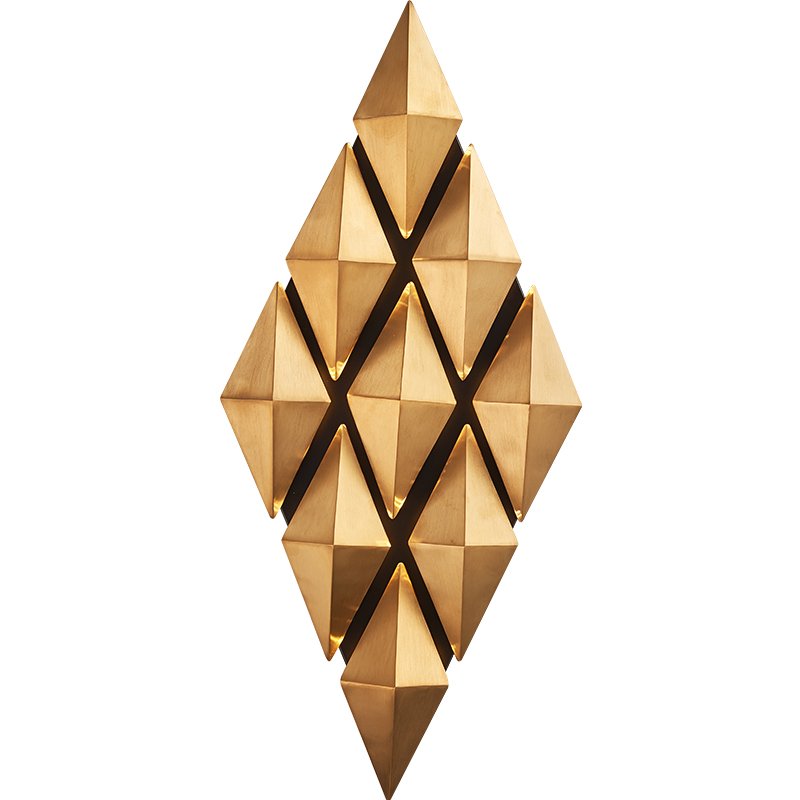  Honeycomb Gold lozenges Wall Lamp    | Loft Concept 