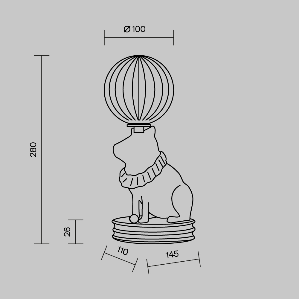 Настольный светильник Senor Capybara 3000К 5Вт в Москве