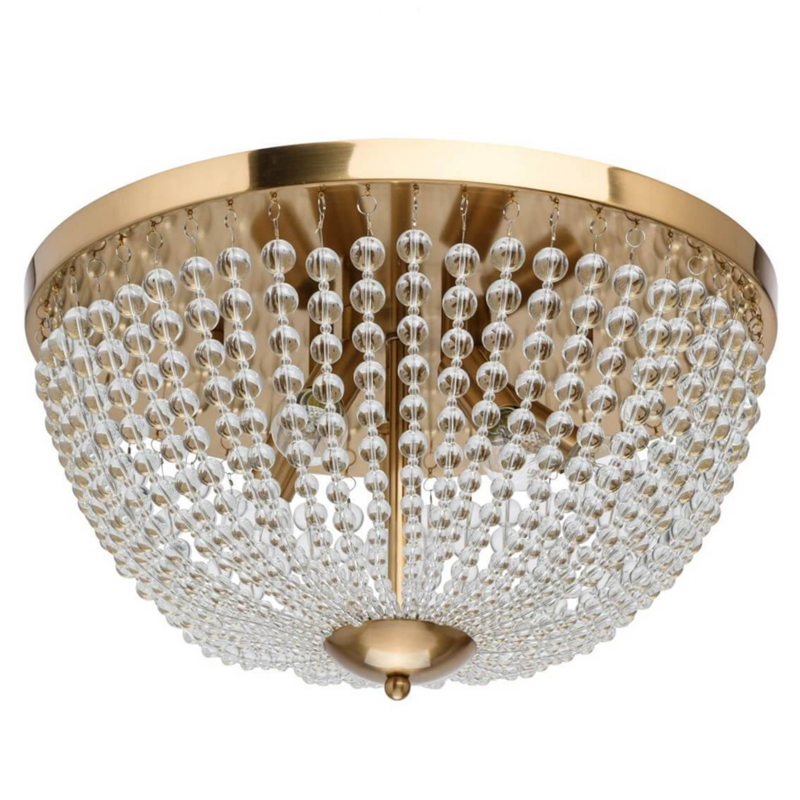   Virginia Clear Beads ceiling Gold S      | Loft Concept 
