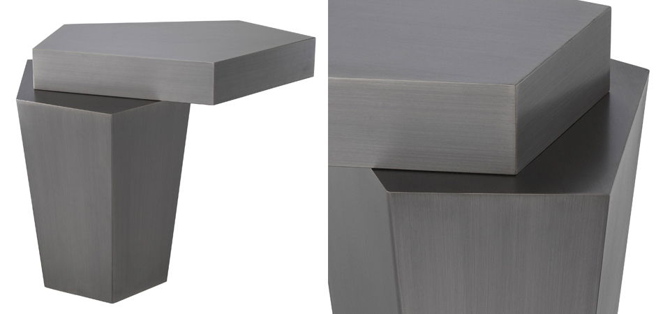Приставной стол Eichholtz Coffee Table Calabasas High Brushed iron Приставной стол Eichholtz Coffee Table Calabasas High Brushed iron - Loft-Concept