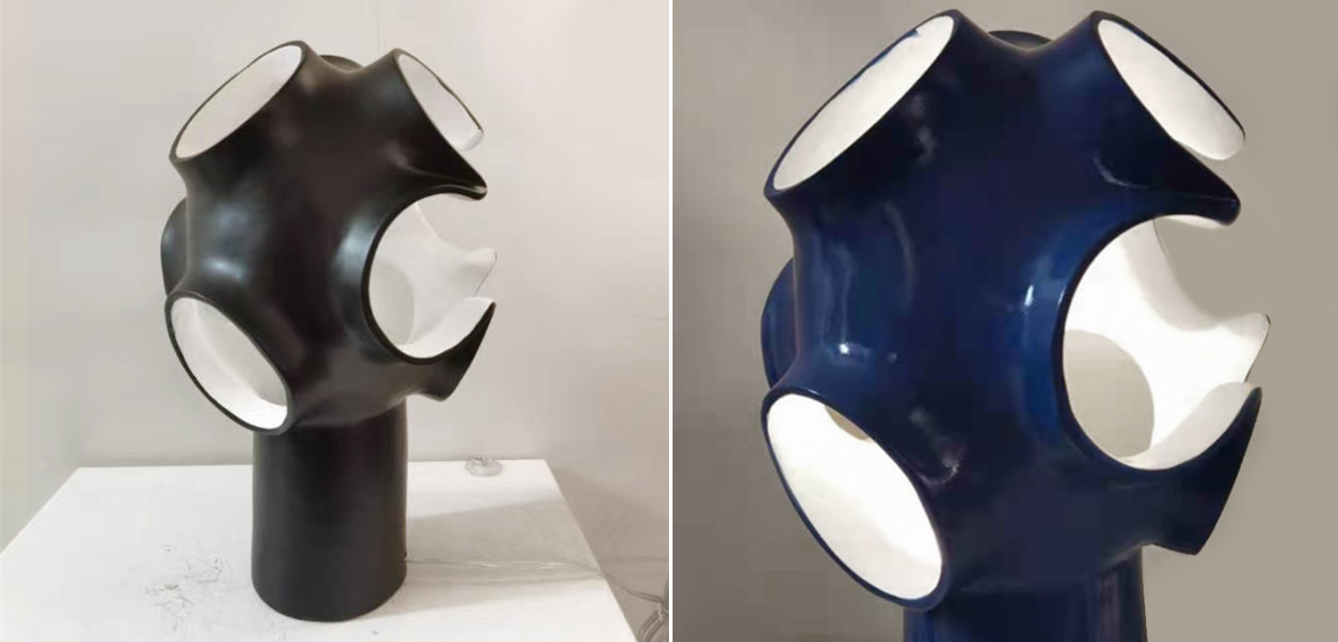 Настольная лампа Nubia Black - фото