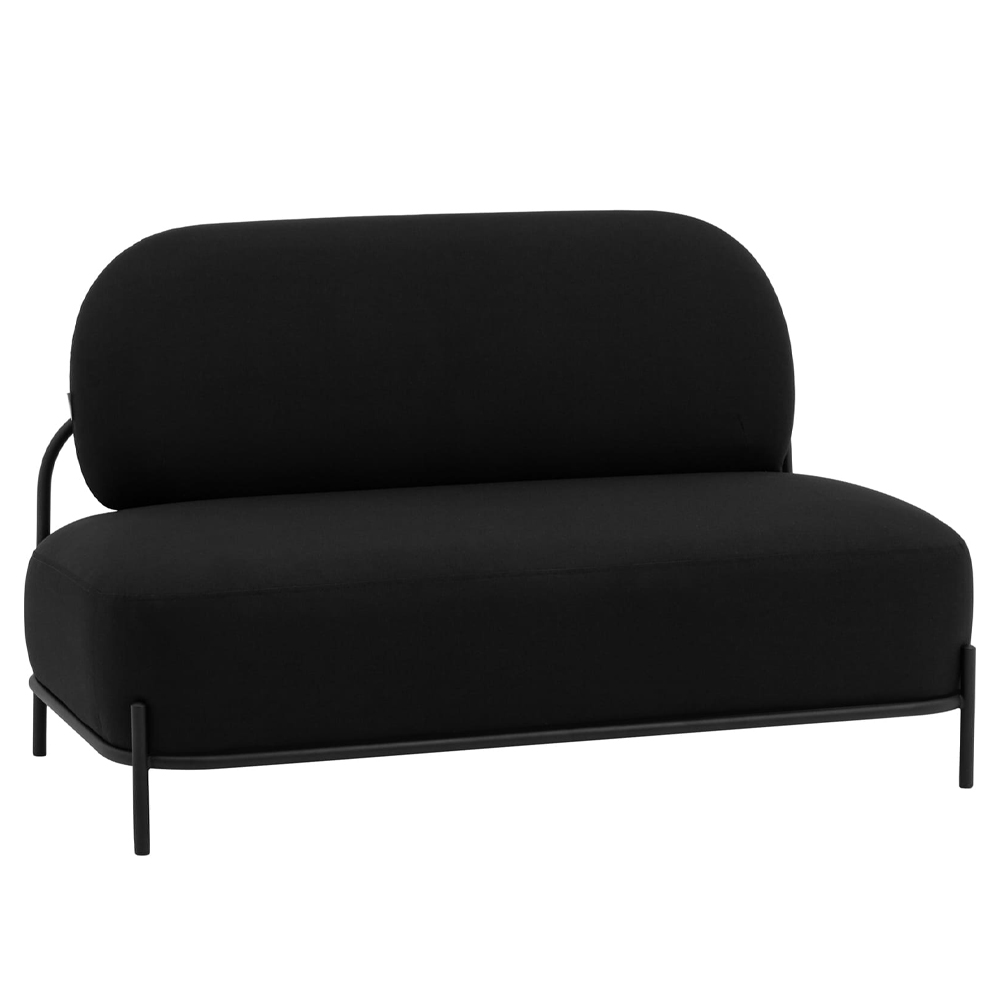 

Двухместный диван черного цвета COLOR BLOCK