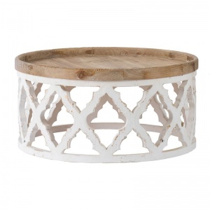 Приставной стол низкий Panfilu Wooden Side Table