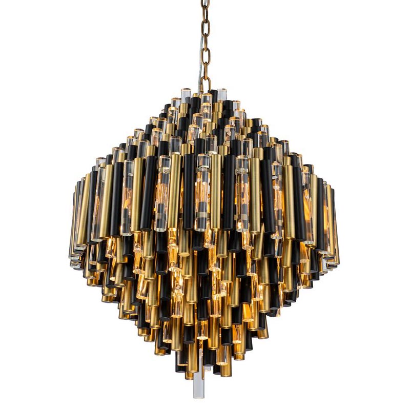  Black Brass Symphony Chandelier    (Transparent)   | Loft Concept 