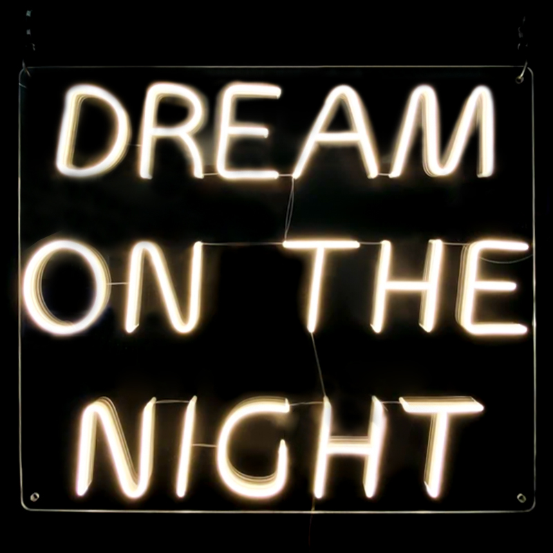    Dream On The Night Neon Wall Lamp     | Loft Concept 
