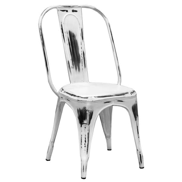 Кухонный стул Tolix Marais Chair Vintage White