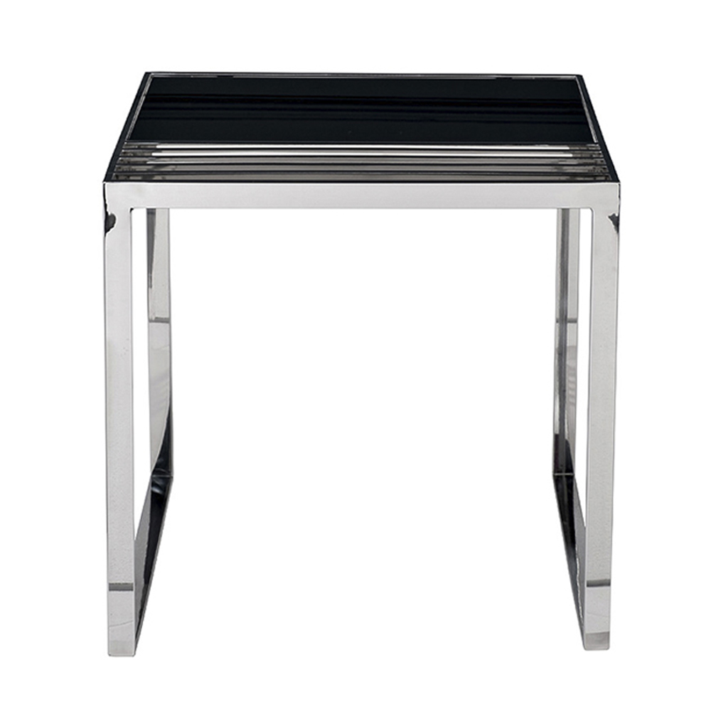 Столик журнальный с черной стеклянной столешницей Embodiment of Contemporary Art 32600₽