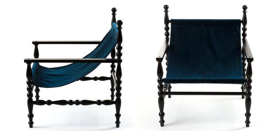 Кресло Seletti Heritage Armchair Blue - фото