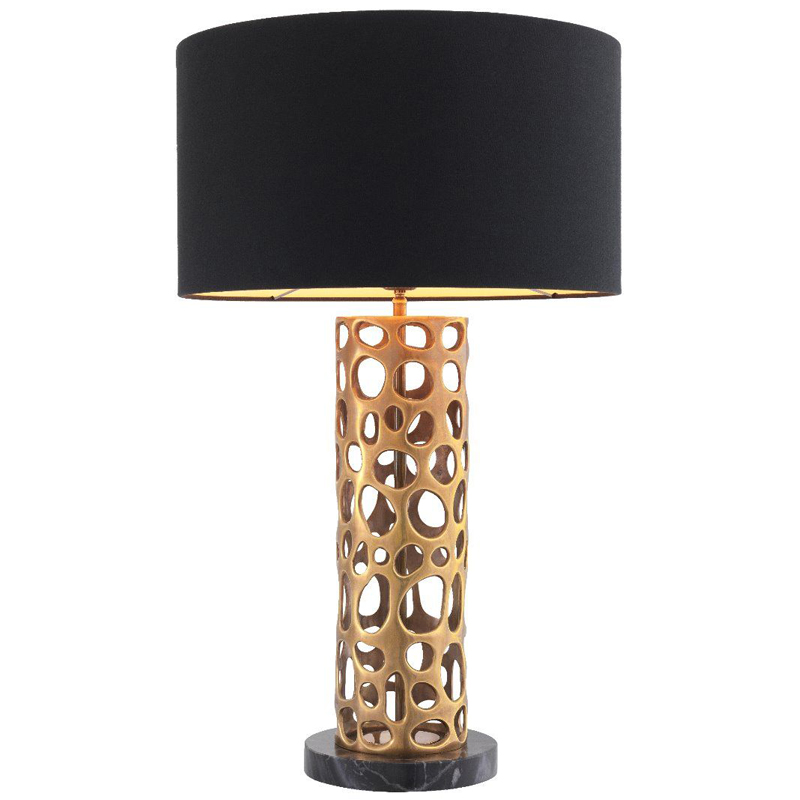   Eichholtz Table Lamp Dix Brass      Nero    | Loft Concept 