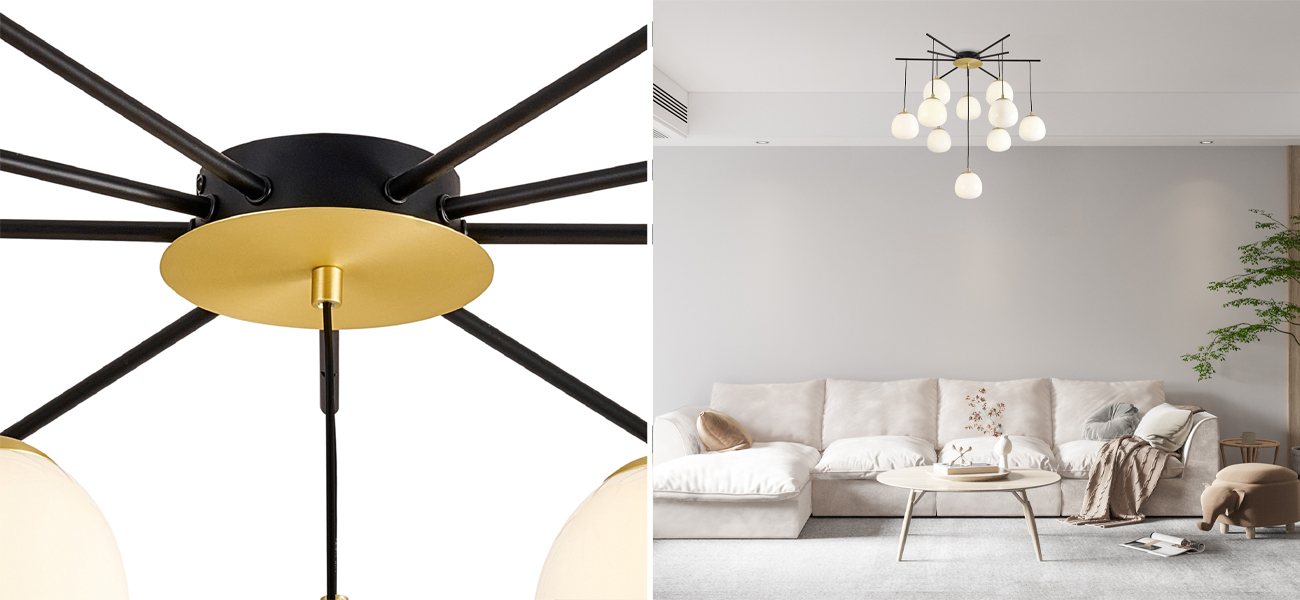 Каскадный потолочный светильник Lullaby 10 Ламп - фото