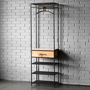 Напольная вешалка с ящиком Hatfield Industrial Floor Hanger