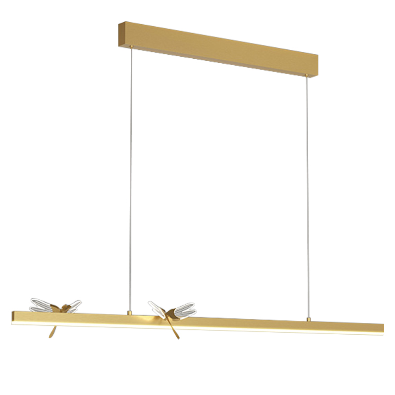     Dragonfly Linear Chandelier Gold     | Loft Concept 