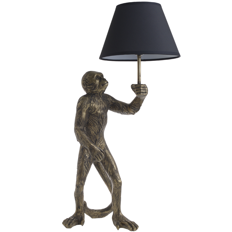  Monkey with Black Lampshade     | Loft Concept 