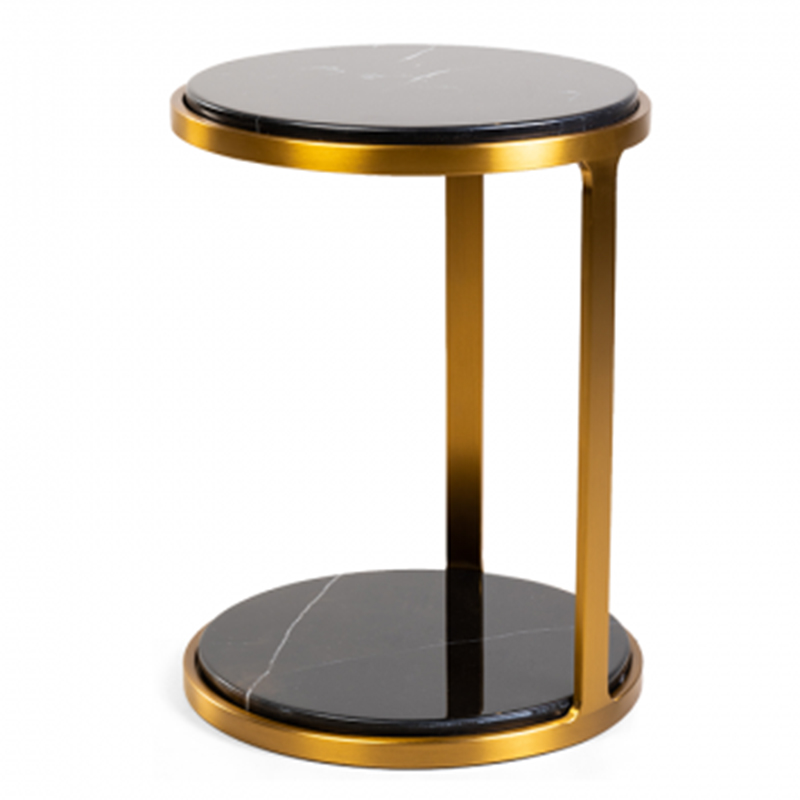   Viorel Marble Side Table   Nero     | Loft Concept 