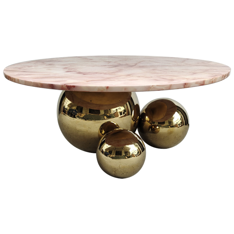   Ball Metal Gold Coffee Table      | Loft Concept 