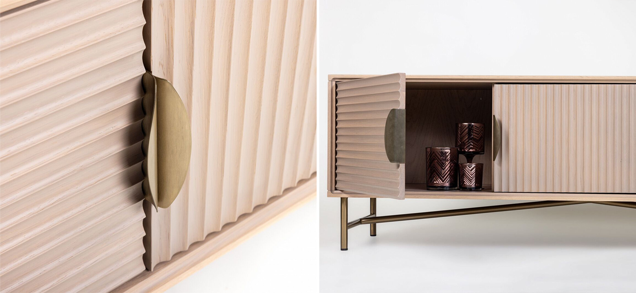 ТВ-тумба Antique Order Бежевый Шпон Дуба  - фото №1