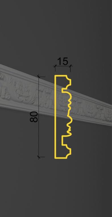 Молдинг с орнаментом MO-15 в Москве
