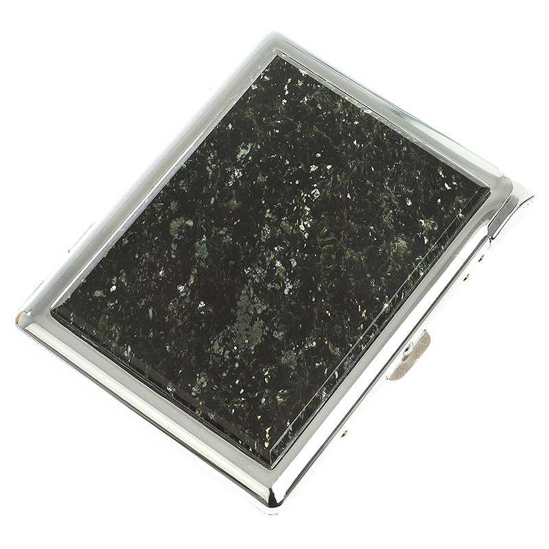 

Портсигар с газовой зажигалкой из натурального камня Мусковит Stone Cigarettes Cases