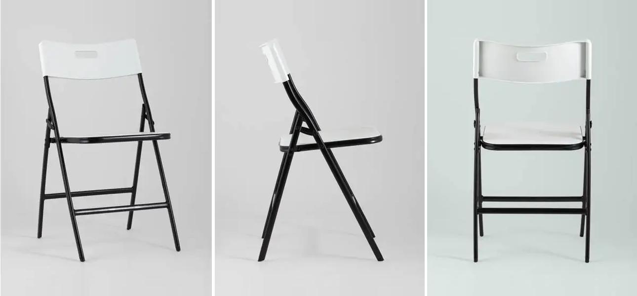 Стул складной банкетный LITE Белый - фото