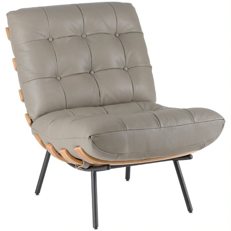  Philbert Chair grey leather    | Loft Concept 