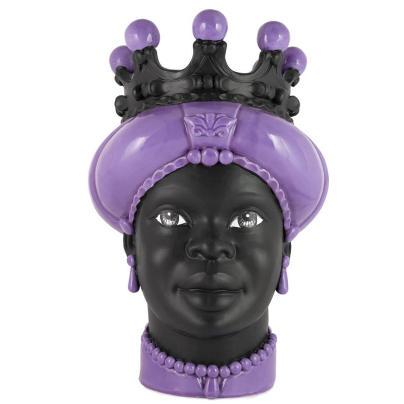  VASE MORO LADY CROWN DARK purple     | Loft Concept 