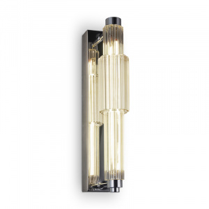 Бра с вертикальным узким плафоном Fuse Crystal Beige