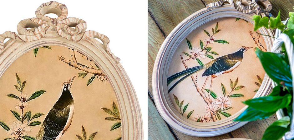 Картина в раме «Бернадетт» Beige and Green Chinoiserie 1 Картина в раме «Бернадетт» Beige and Green Chinoiserie 1 - Loft-Concept в Москве