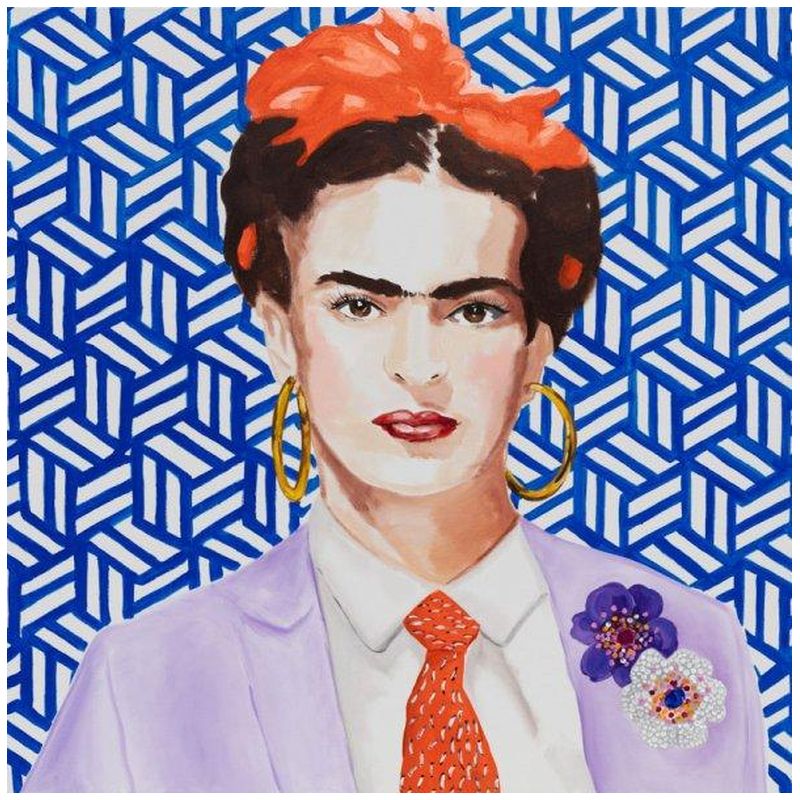  Frida with Lavender Power Suit and Tie    | Loft Concept 