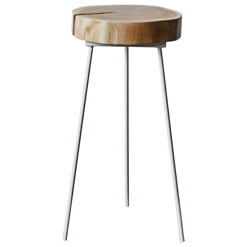   Hines Industrial Metal Rust Side Table  ̆    | Loft Concept 