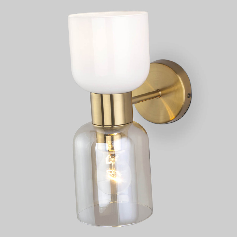  Light maker studio Sconce white and smok brass       | Loft Concept 