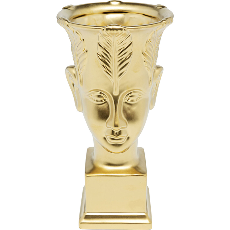 Ваза Golden Face Vase 31 Золотой в Москве | Loft Concept 