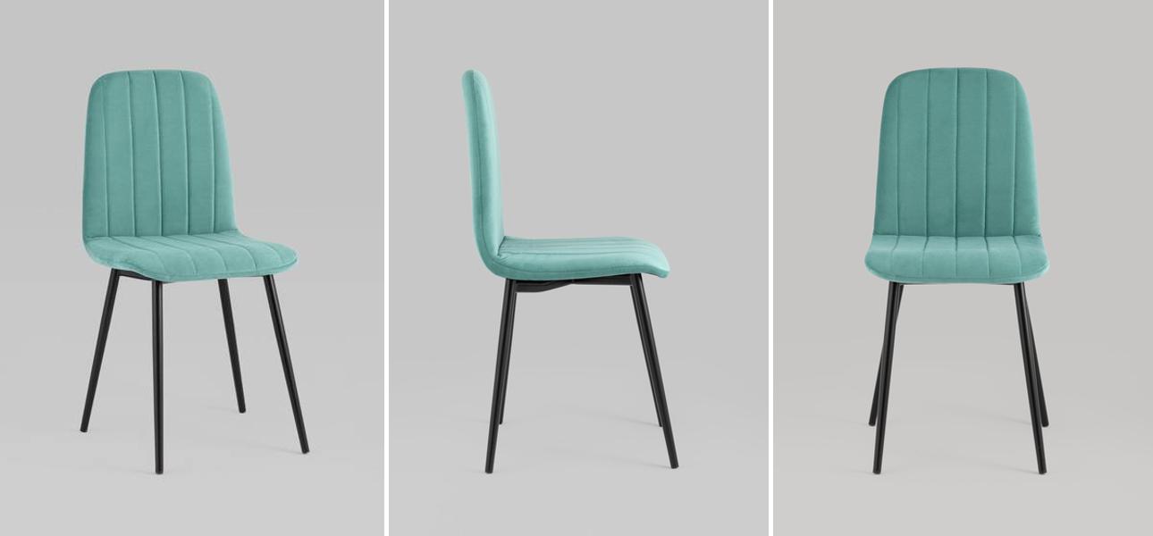 Стул Easy Chair Велюр Мятный цвет по цене 6 990 руб. купить в Москве с ...