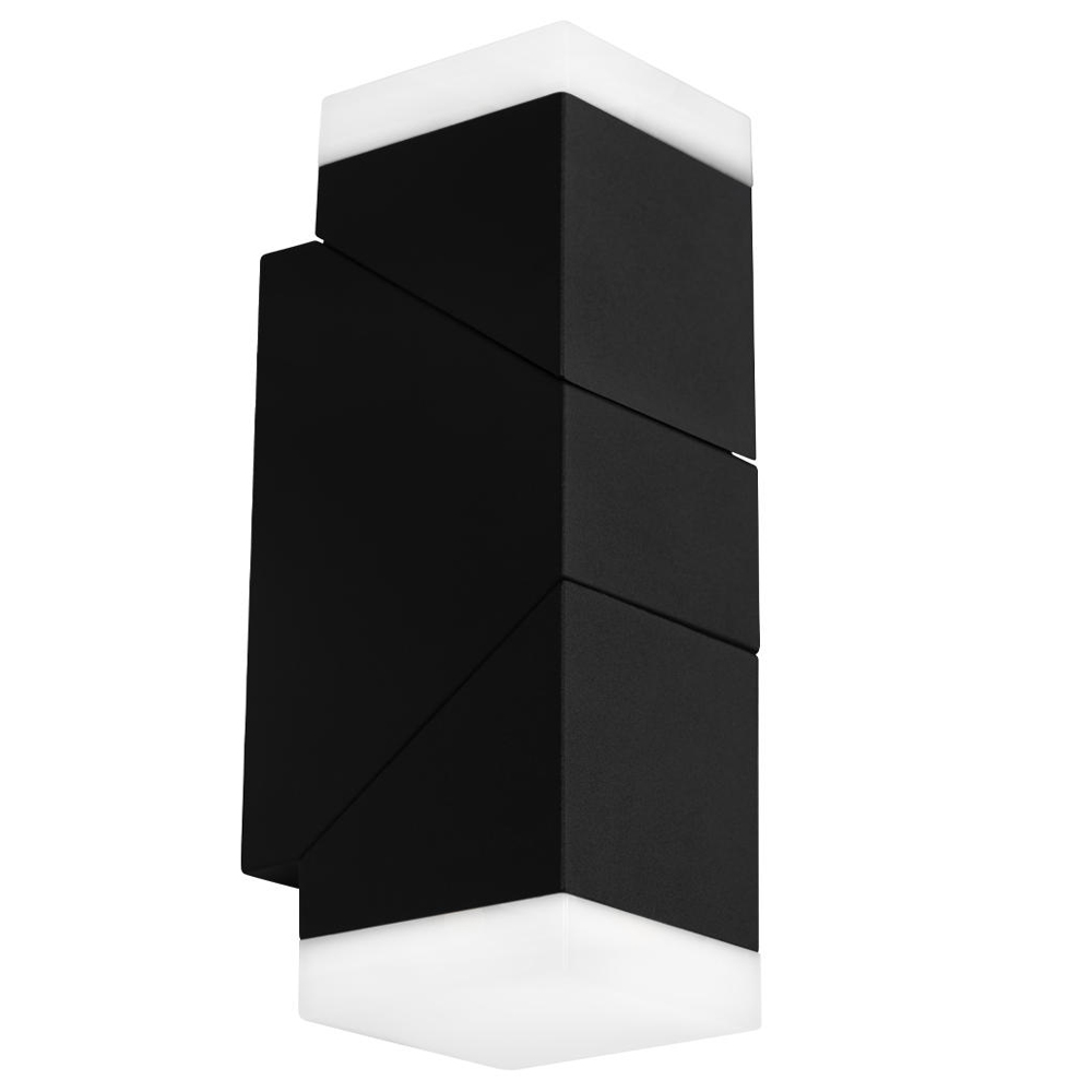 Уличный настенный светильник трансформируемый черного цвета из металла Urban Minimalist 6770₽