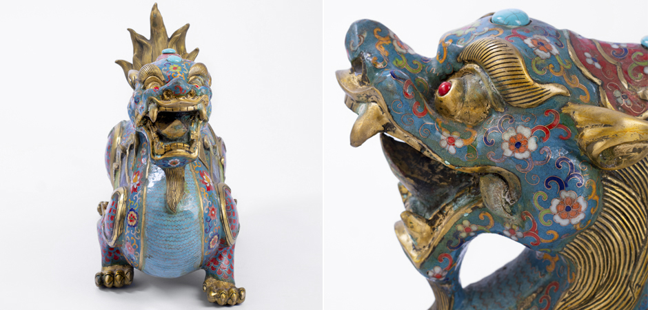 Большой Бронзовый Китайский дракон - Loft-Concept в Москве