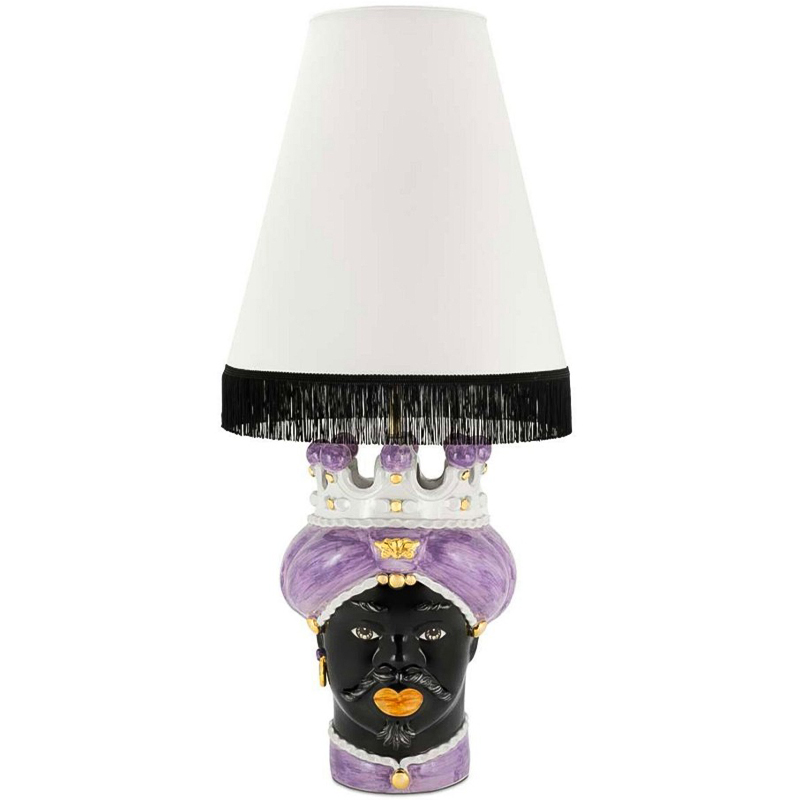  Table Lamp Moro Man Medium New Violet and White       | Loft Concept 
