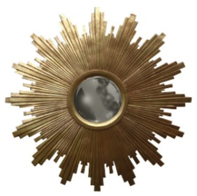  Gold Sun Mirror    | Loft Concept 