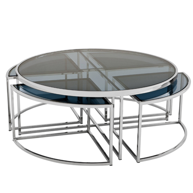   Eichholtz Coffee Table Padova Stainless steel       | Loft Concept 